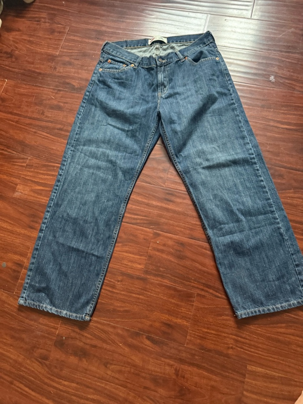 Levi’s Men's Classic Straight Leg Jeans - Dark Blue